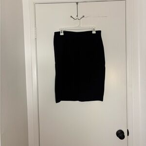 Philosophy Black Knee-Length Pencil Skirt